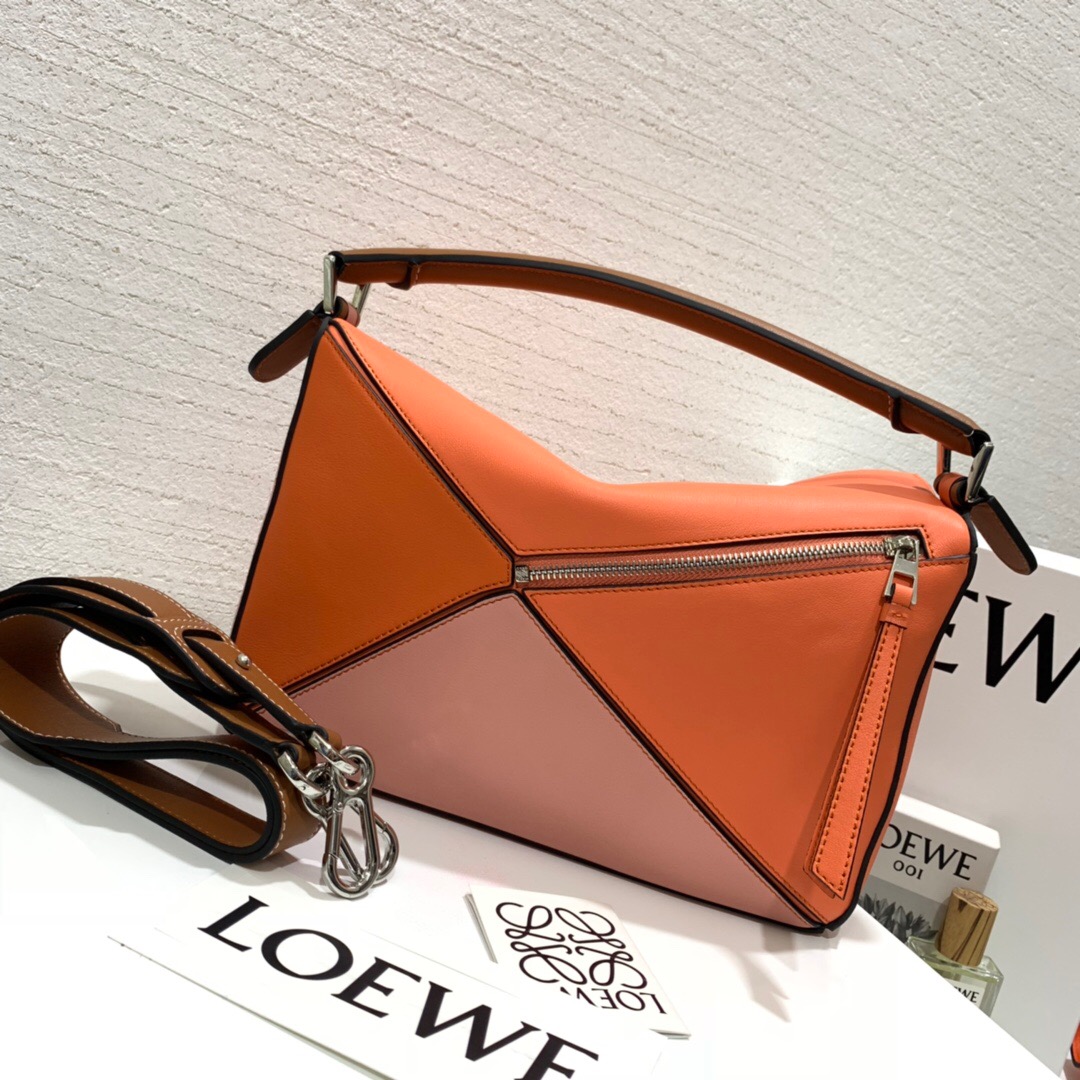 羅意威puzzle 小號和中號對比 loewe Puzzle Small Bag