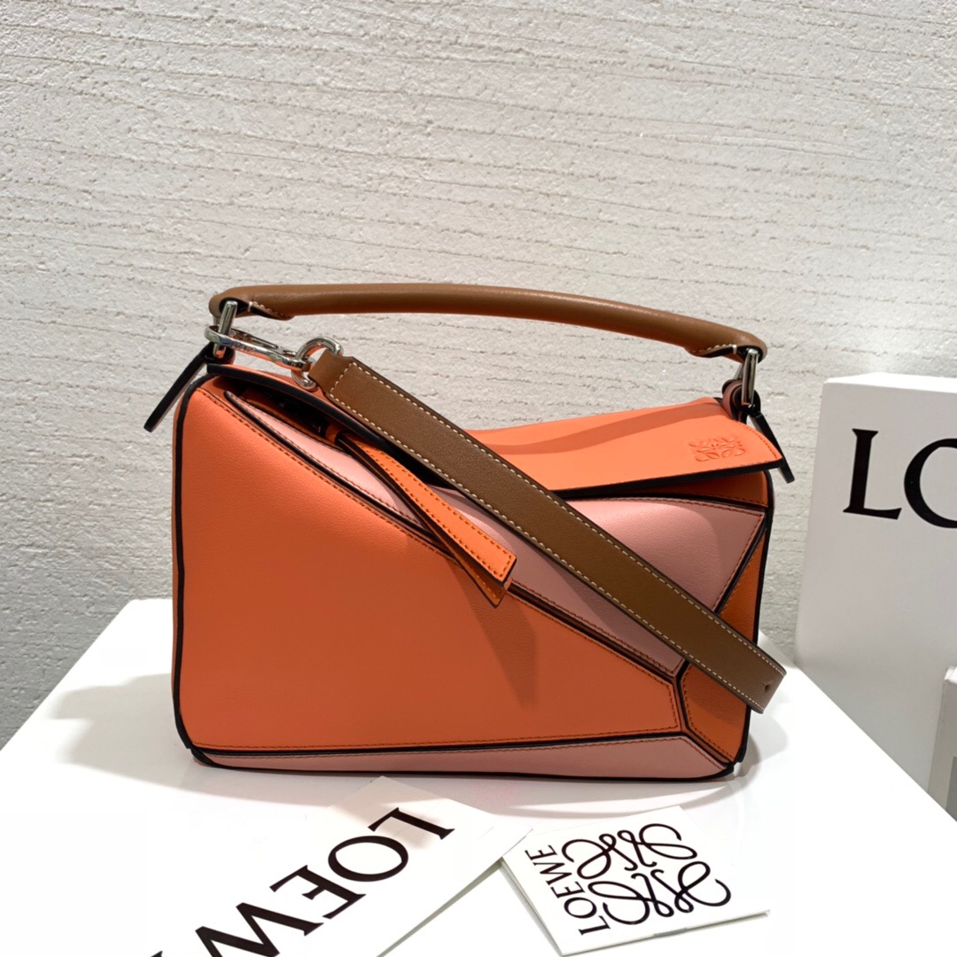 羅意威puzzle 小號和中號對比 loewe Puzzle Small Bag