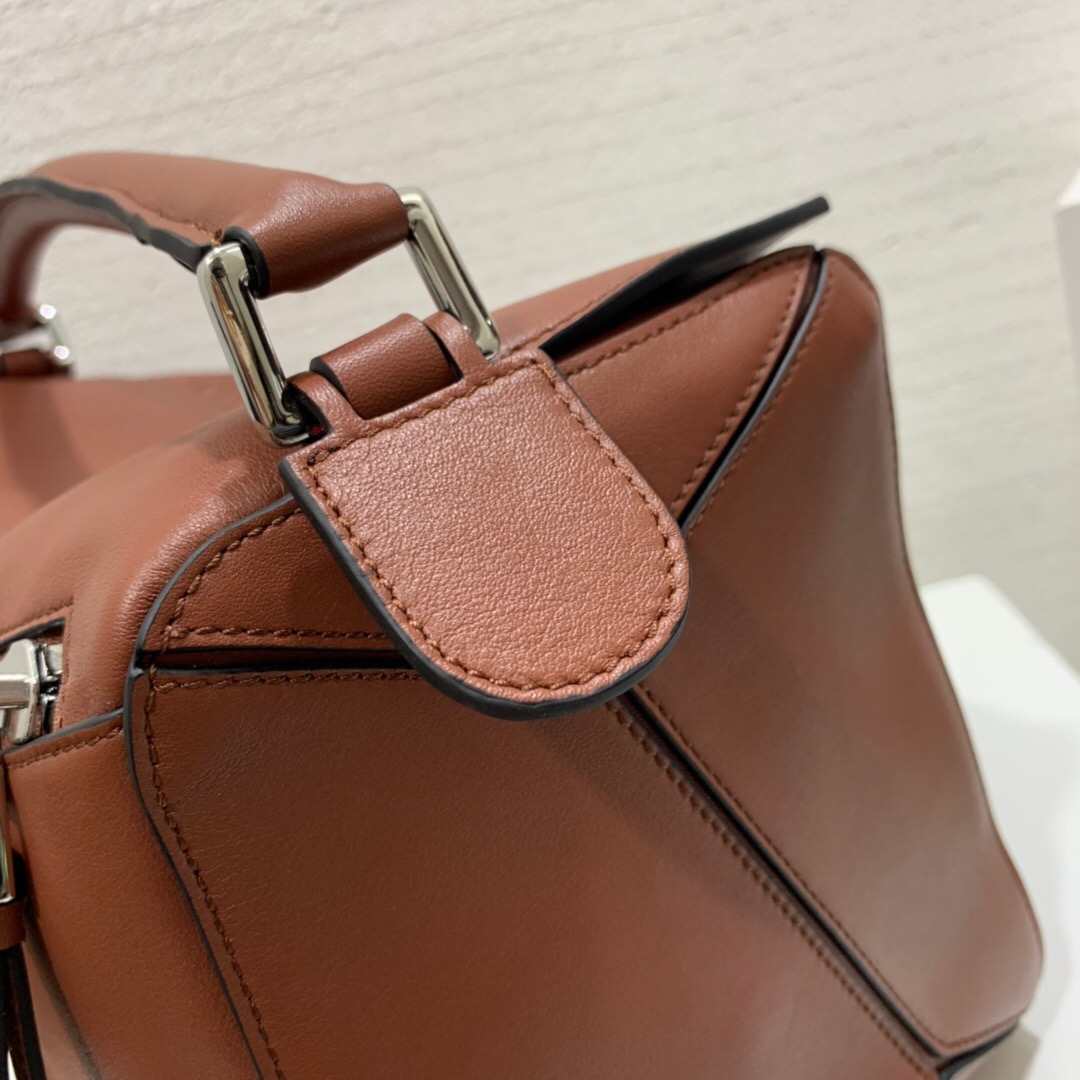 香港羅意威官網男包價格 LOEWE Puzzle Large Bag Rust Color