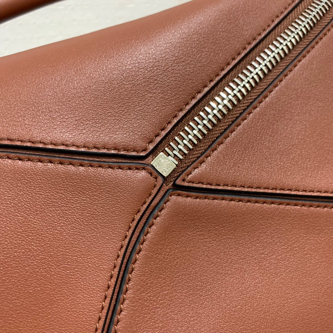 香港羅意威官網男包價格 LOEWE Puzzle Large Bag Rust Color