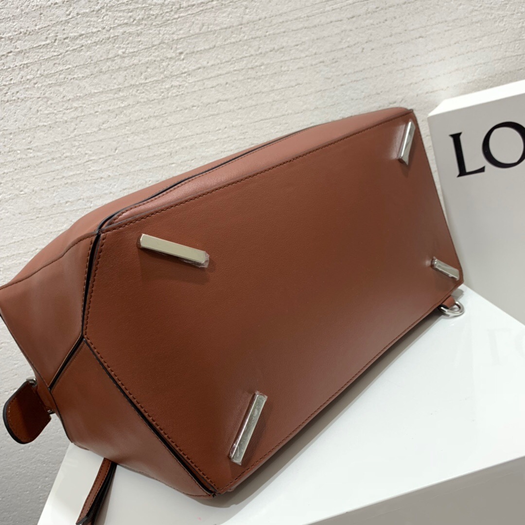 香港羅意威官網男包價格 LOEWE Puzzle Large Bag Rust Color