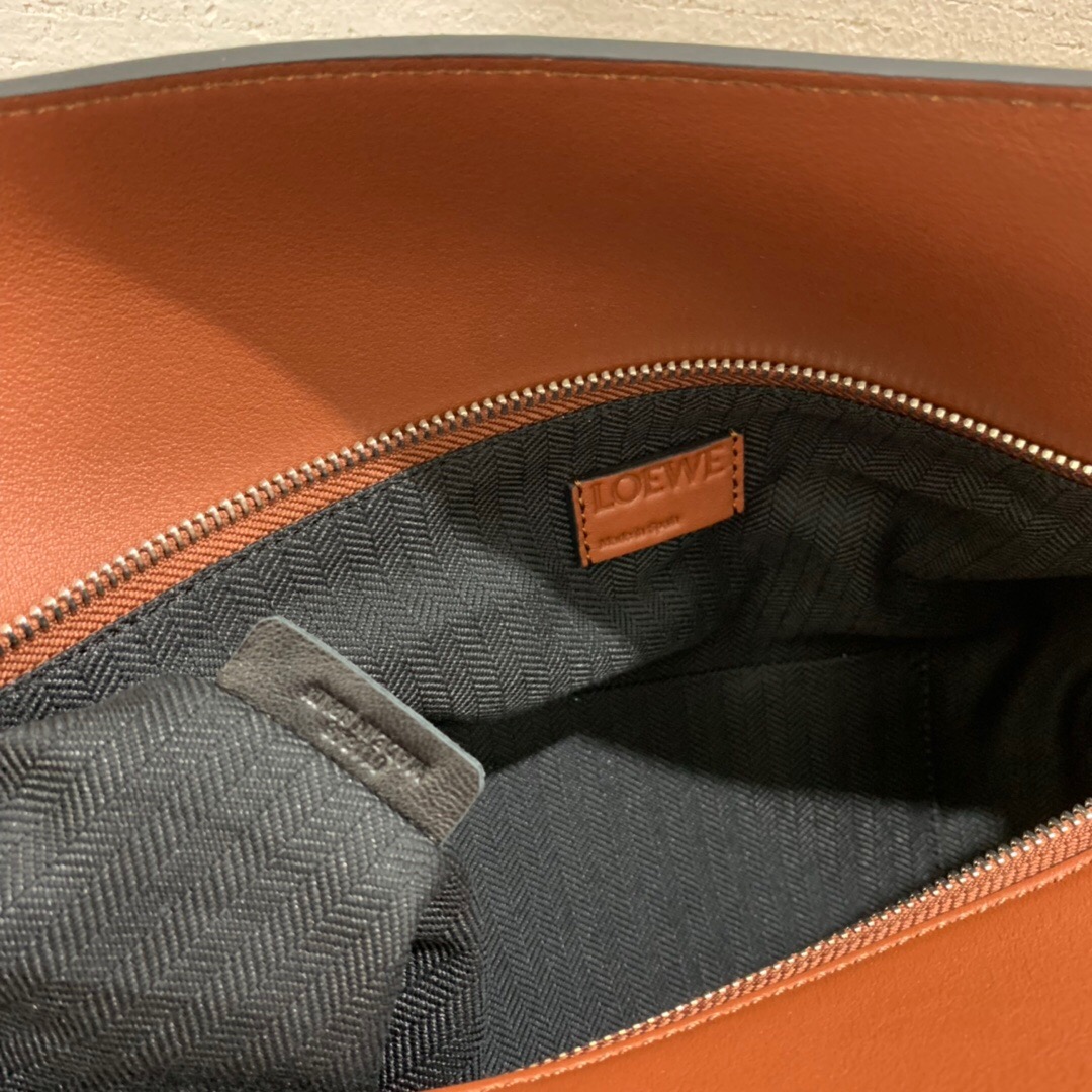 香港羅意威官網男包價格 LOEWE Puzzle Large Bag Rust Color