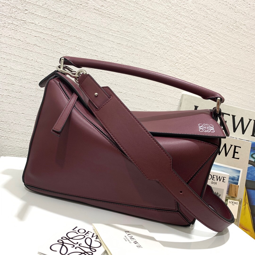 羅意威幾何包 小號中號尺寸大小價格圖片 loewe Puzzle Small Bag