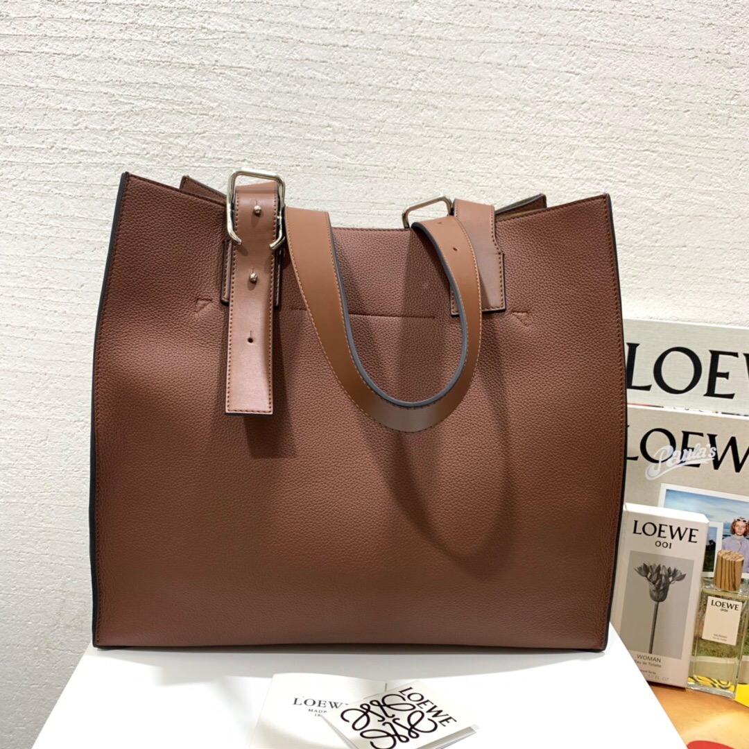 羅意威購物袋價格及圖片 男女通用款LOEWE Buckle tote bag