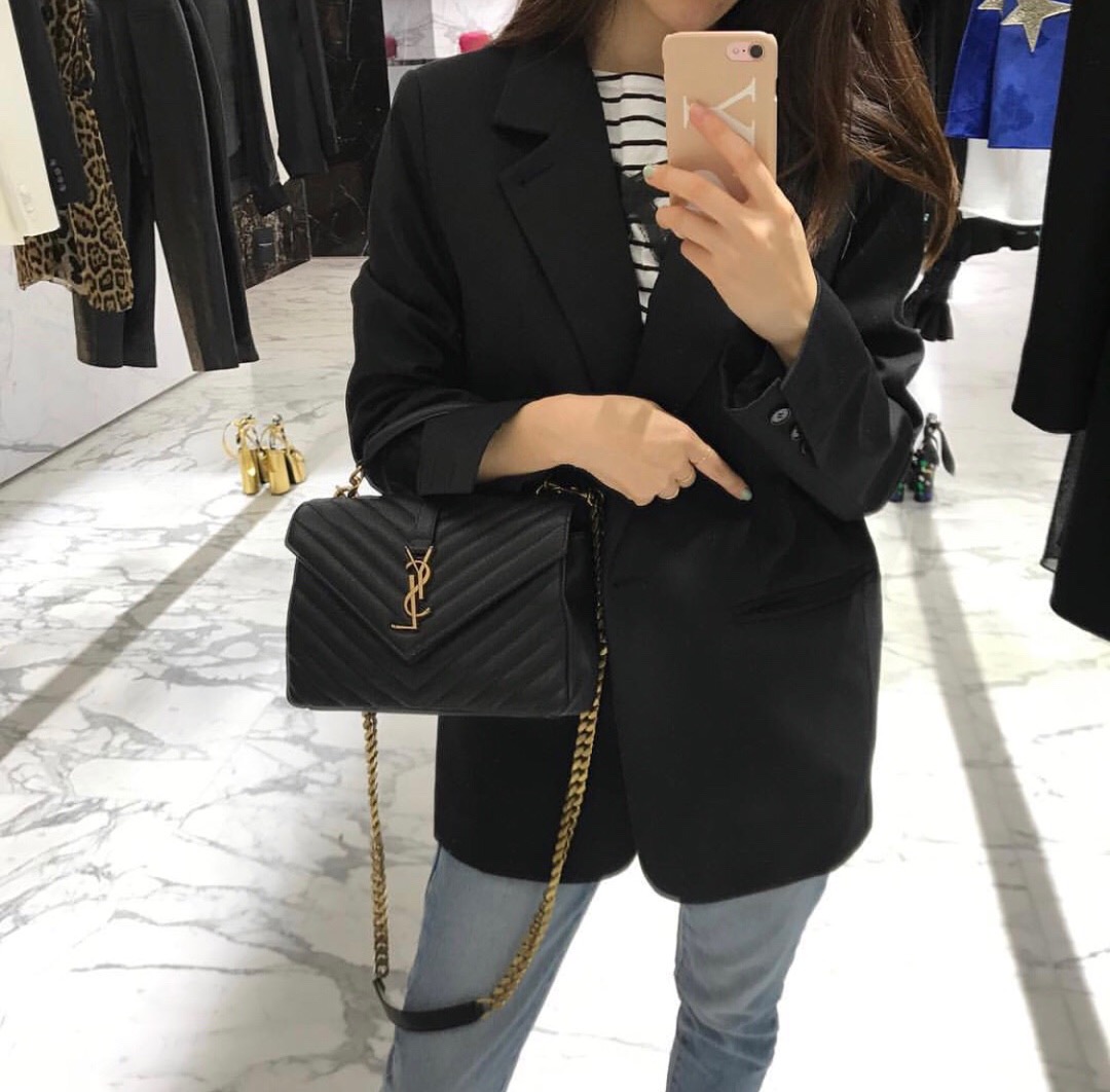 聖羅蘭 臺灣臺北市、新北市 ysl Monogram College 428056 女包價格和圖片