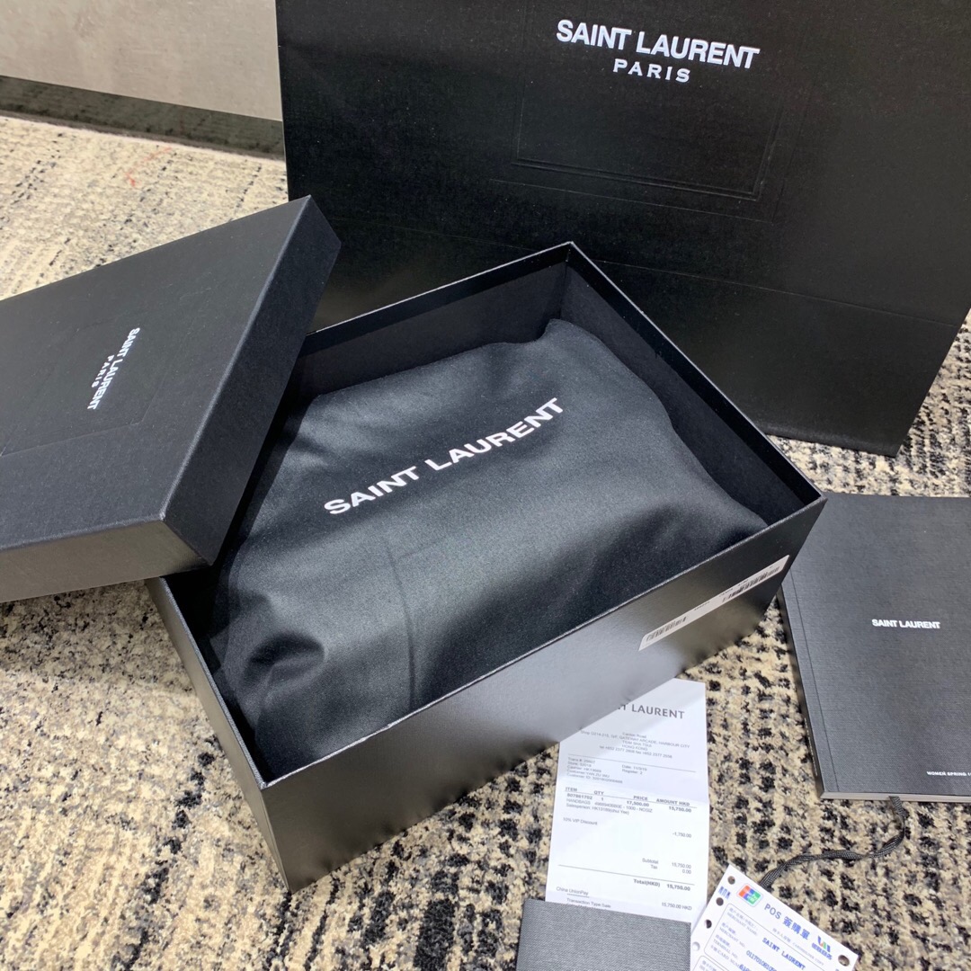 SAINT LAURENT YSL NIKI BABY IN CRINKLED VINTAGE LEATHER