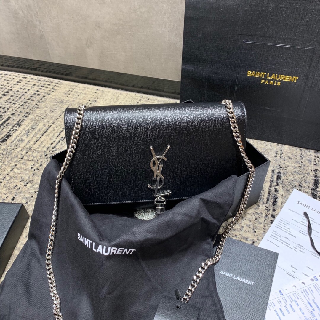 saintlaurent包包中文官網 聖羅蘭 YSL 中號KATE MONOGRAM 流蘇手袋