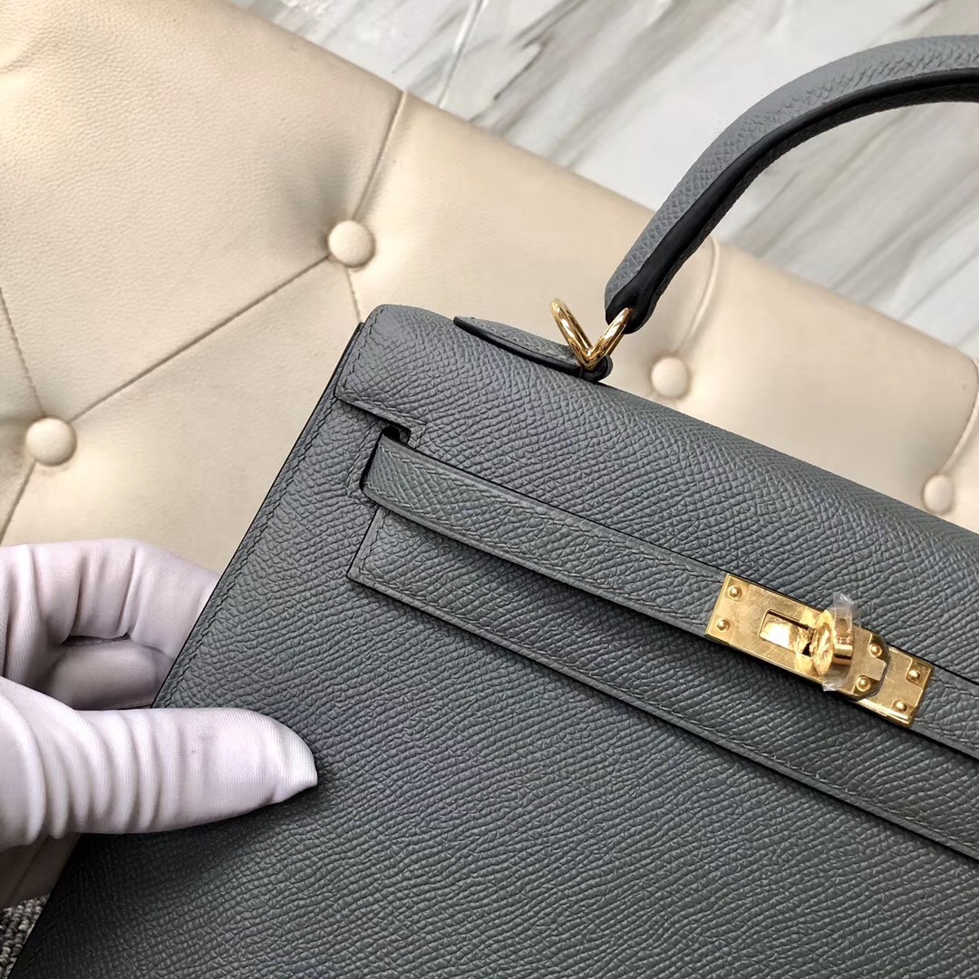 Sydney, Australia Hermes Kelly 25cm Epsom CC63 Vert Amande 杏綠色