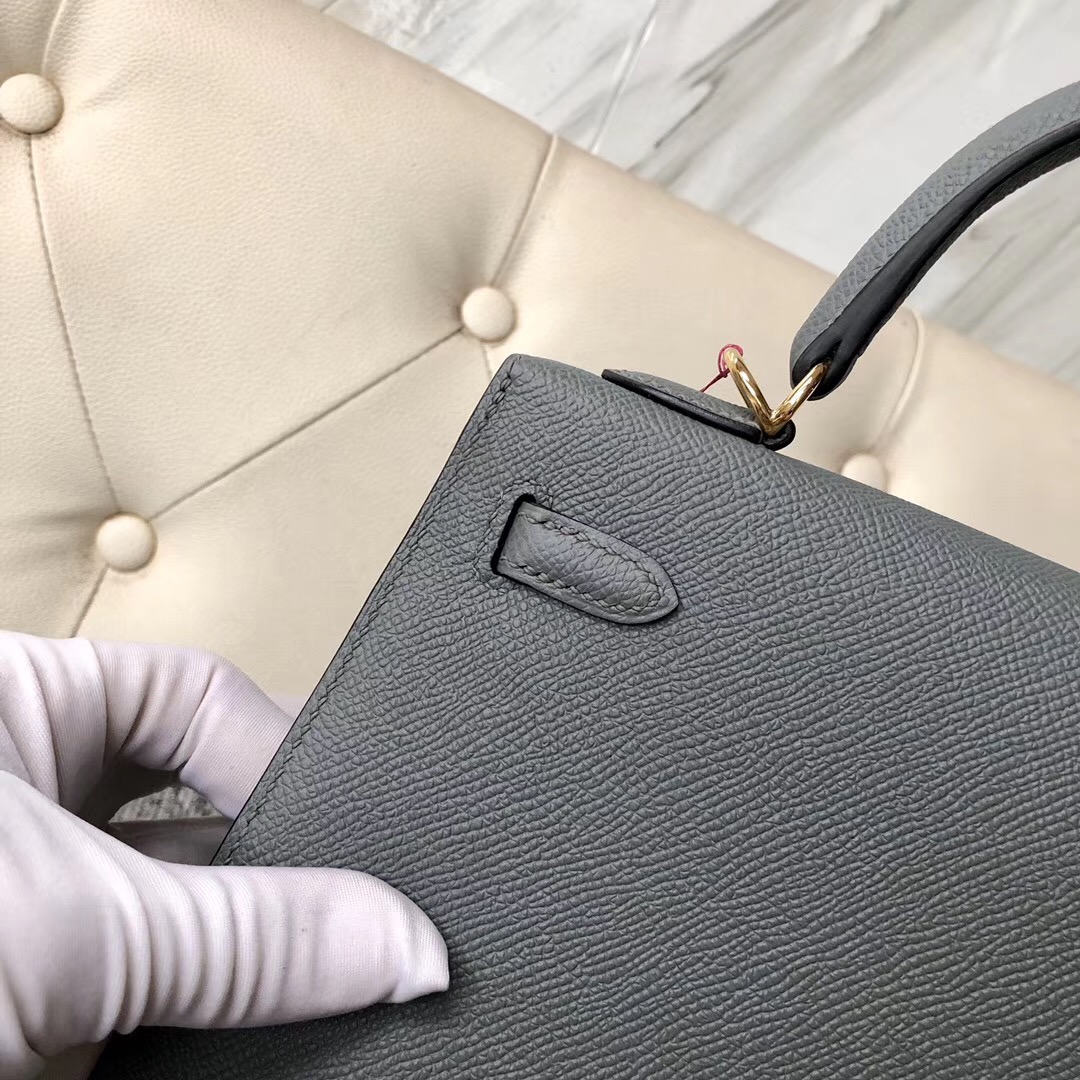 Sydney, Australia Hermes Kelly 25cm Epsom CC63 Vert Amande 杏綠色