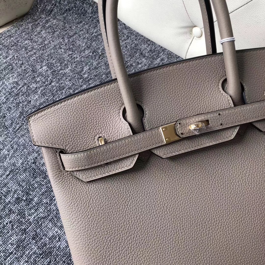 New jersey USA Hermes Birkin 30cm togo CK81斑鳩灰 Gris Tourterelle