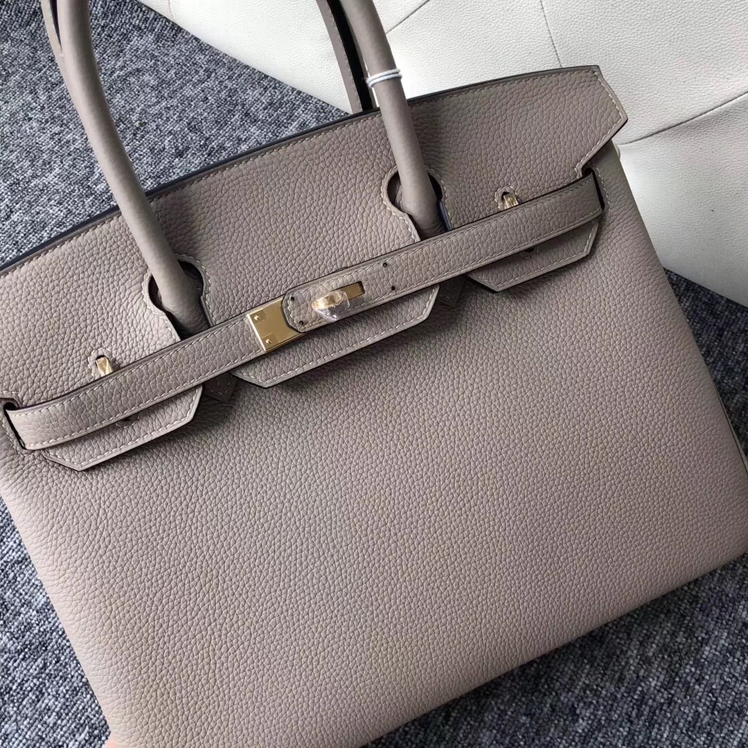 New jersey USA Hermes Birkin 30cm togo CK81斑鳩灰 Gris Tourterelle