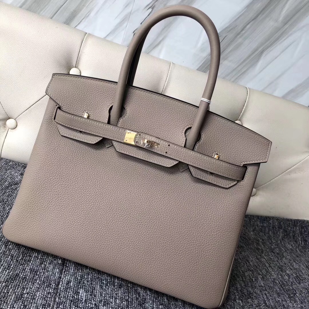 New jersey USA Hermes Birkin 30cm togo CK81斑鳩灰 Gris Tourterelle