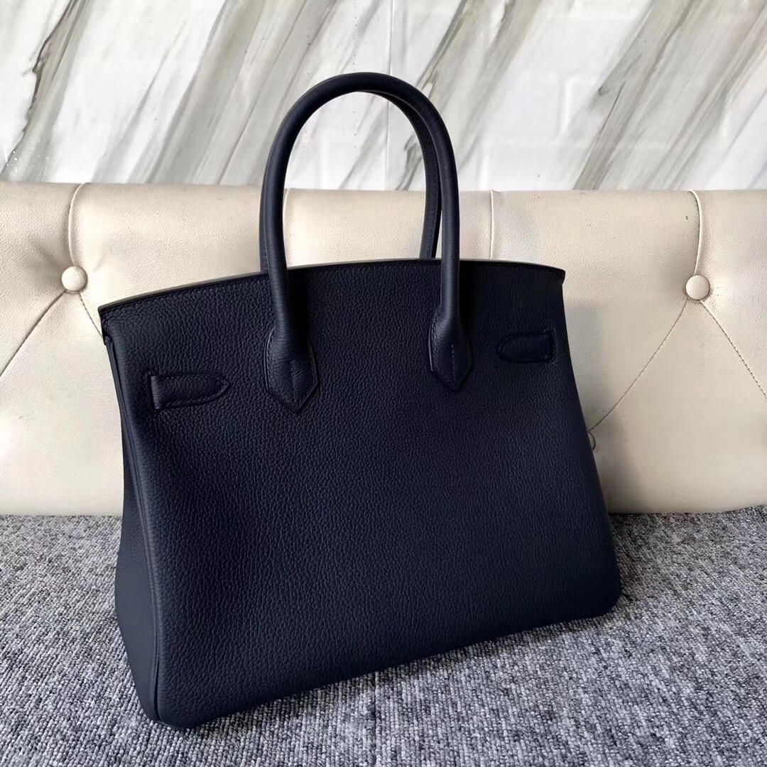 愛馬仕鉑金包多少錢 New jersey USA Hermes Birkin 30cm 2Z午夜藍 Blue nuit