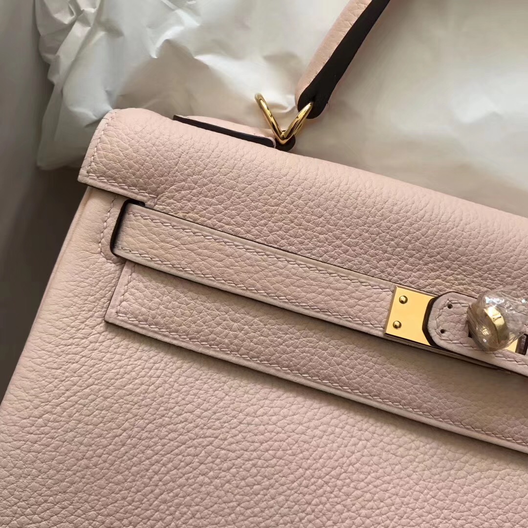 Yishun Singapore Hermes Kelly 25cm P1薔薇粉 Rose Eglantine Togo