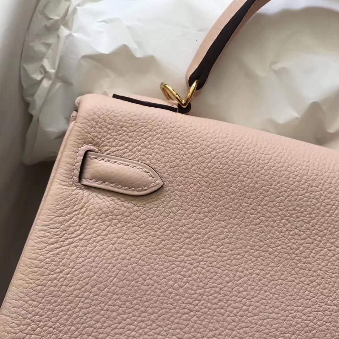 Yishun Singapore Hermes Kelly 25cm P1薔薇粉 Rose Eglantine Togo