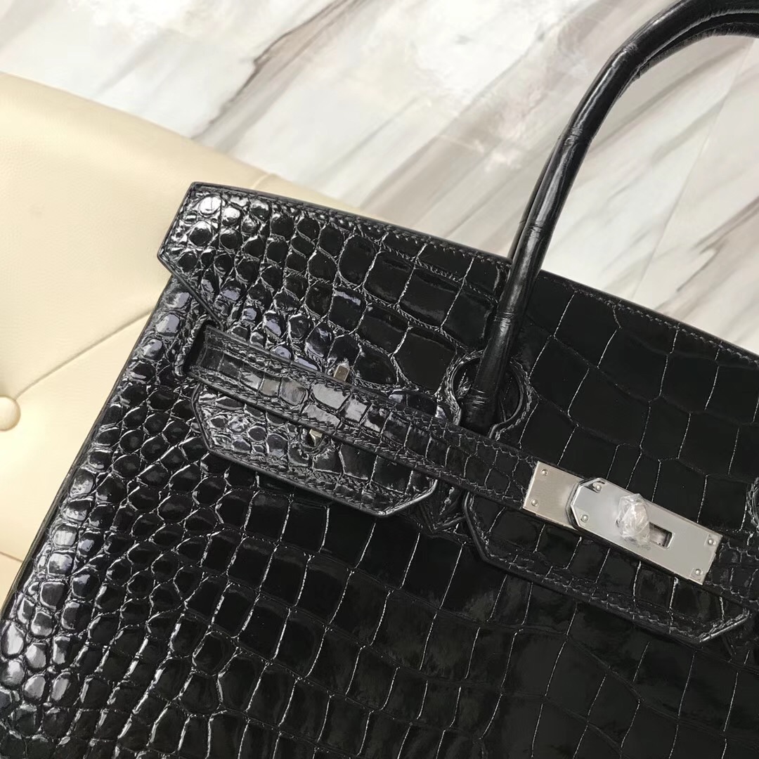 香港觀塘區愛馬仕 Hong Kong Hermes Birkin 35cm 澳洲灣鱷 CK89黑色