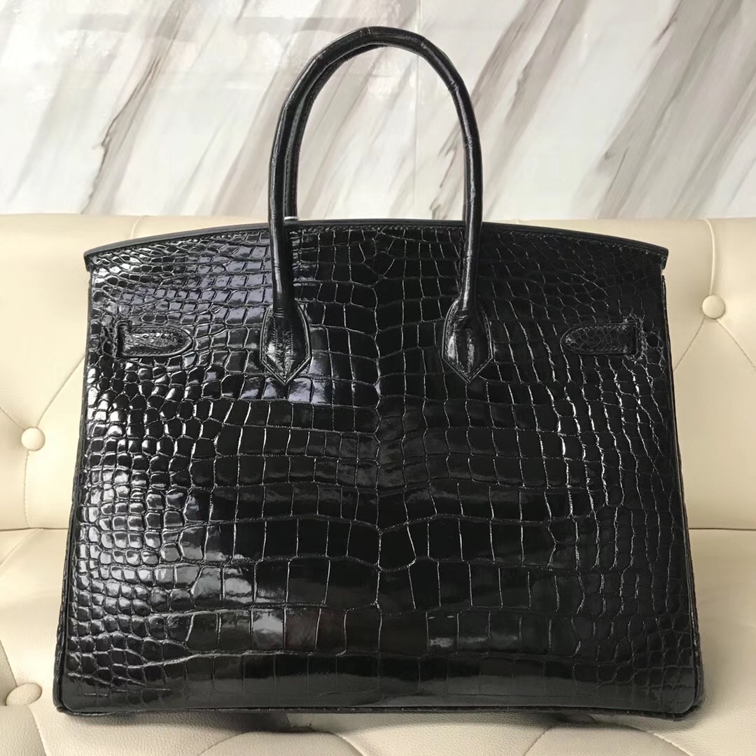 香港觀塘區愛馬仕 Hong Kong Hermes Birkin 35cm 澳洲灣鱷 CK89黑色