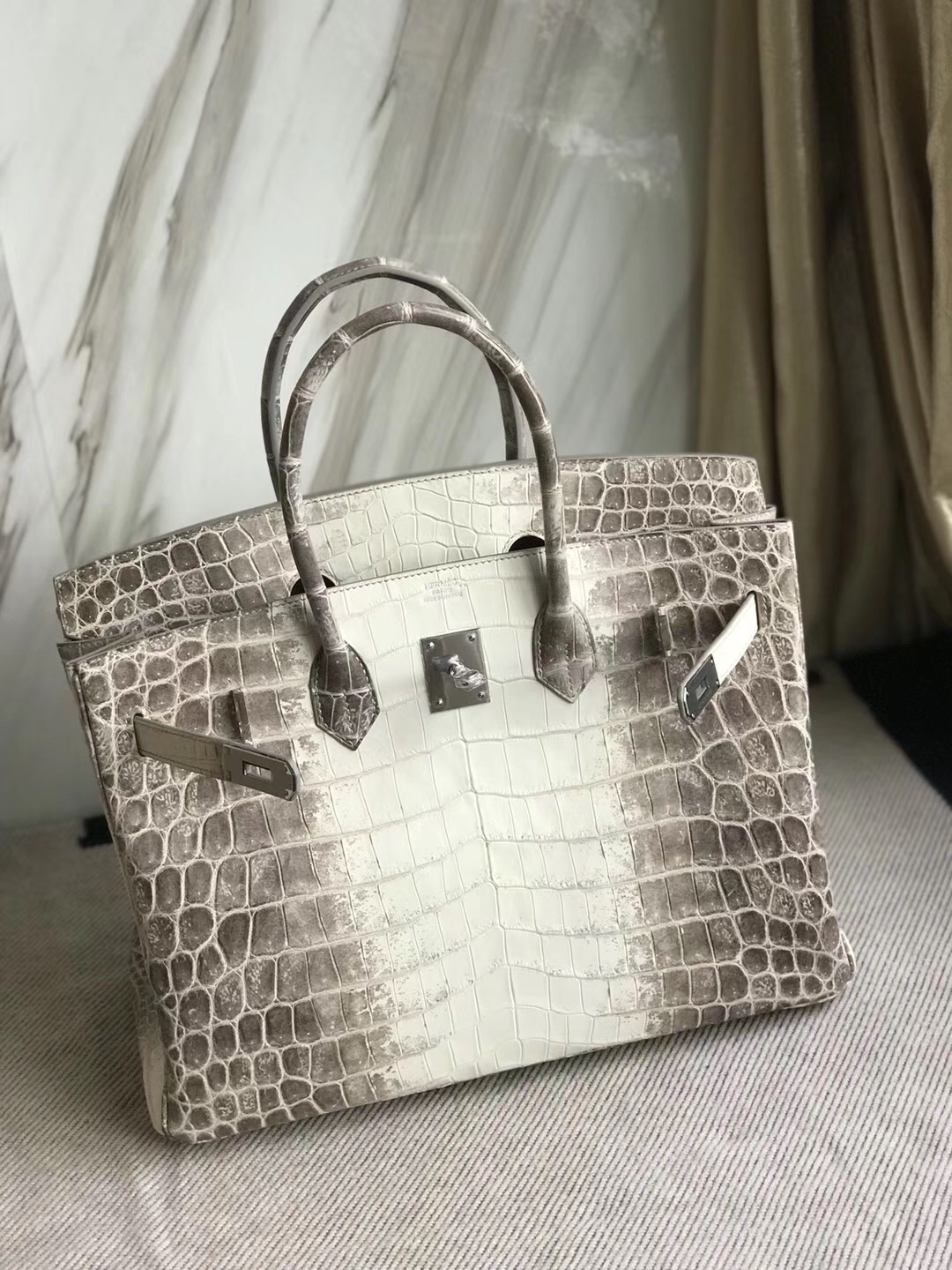 香港九龍城區愛馬仕鉑金包價格 Hermes Birkin 35cm Himalaya 喜馬拉雅