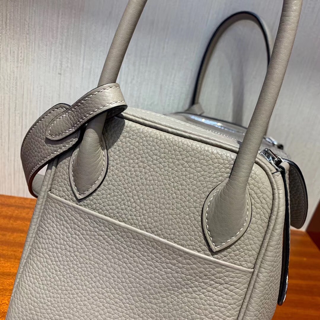 Hermes Lindy 26cm taurillon Clemence leather M8瀝青灰 Griss Asphalte