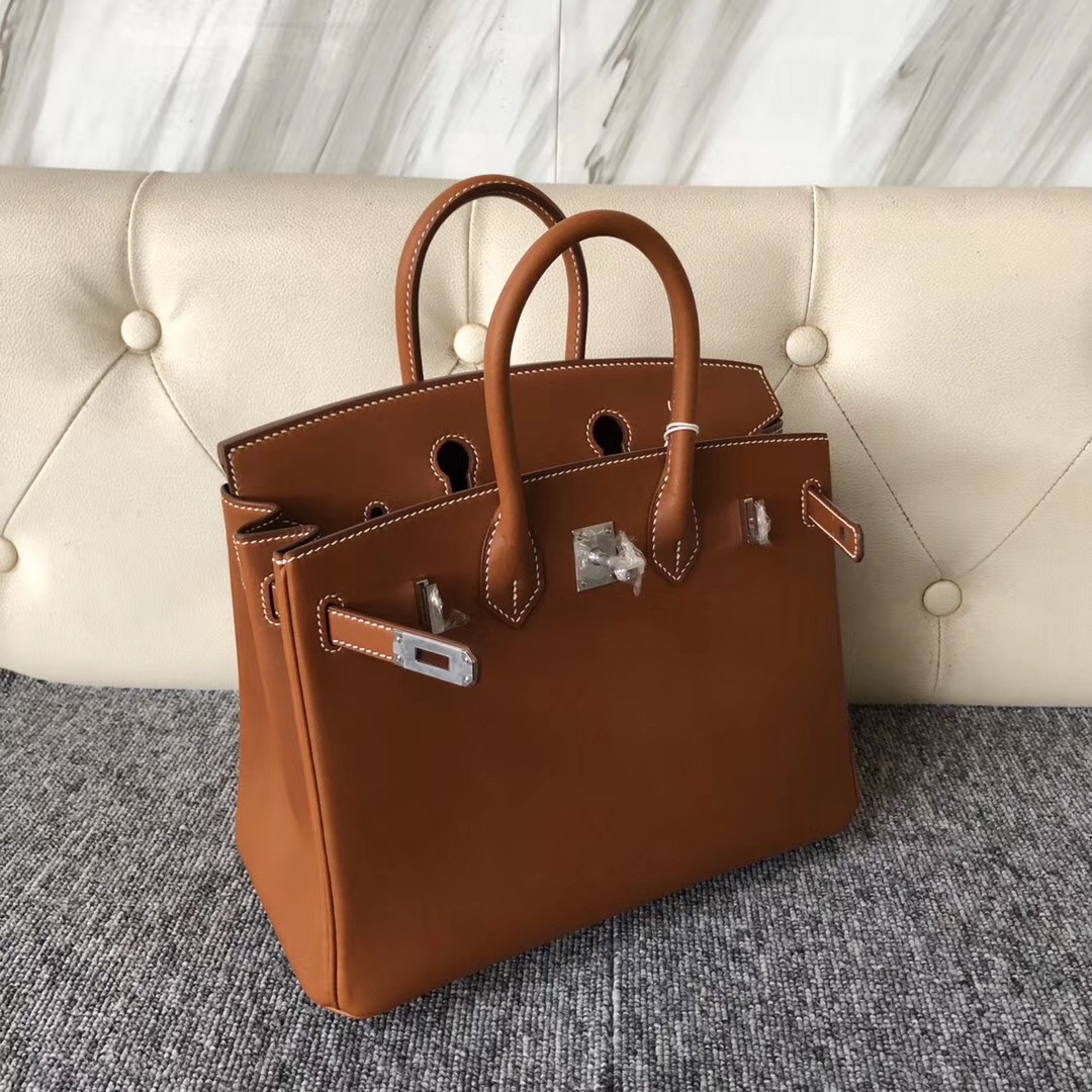 愛馬仕馬鞍皮和牛皮哪個好 Hermes Birkin 25cm 馬鞍皮 Barenia Natural CK37金棕色