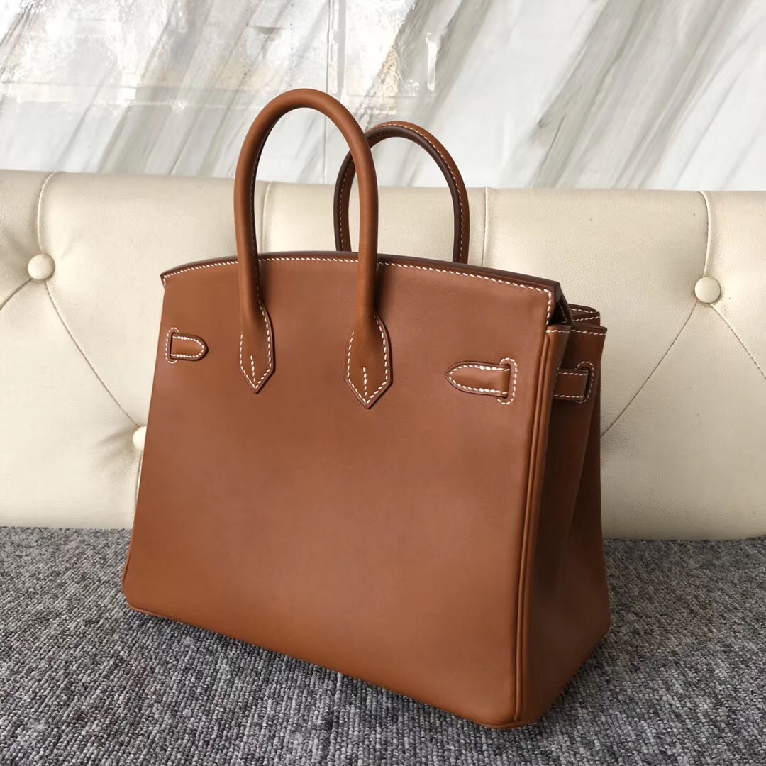 愛馬仕馬鞍皮和牛皮哪個好 Hermes Birkin 25cm 馬鞍皮 Barenia Natural CK37金棕色