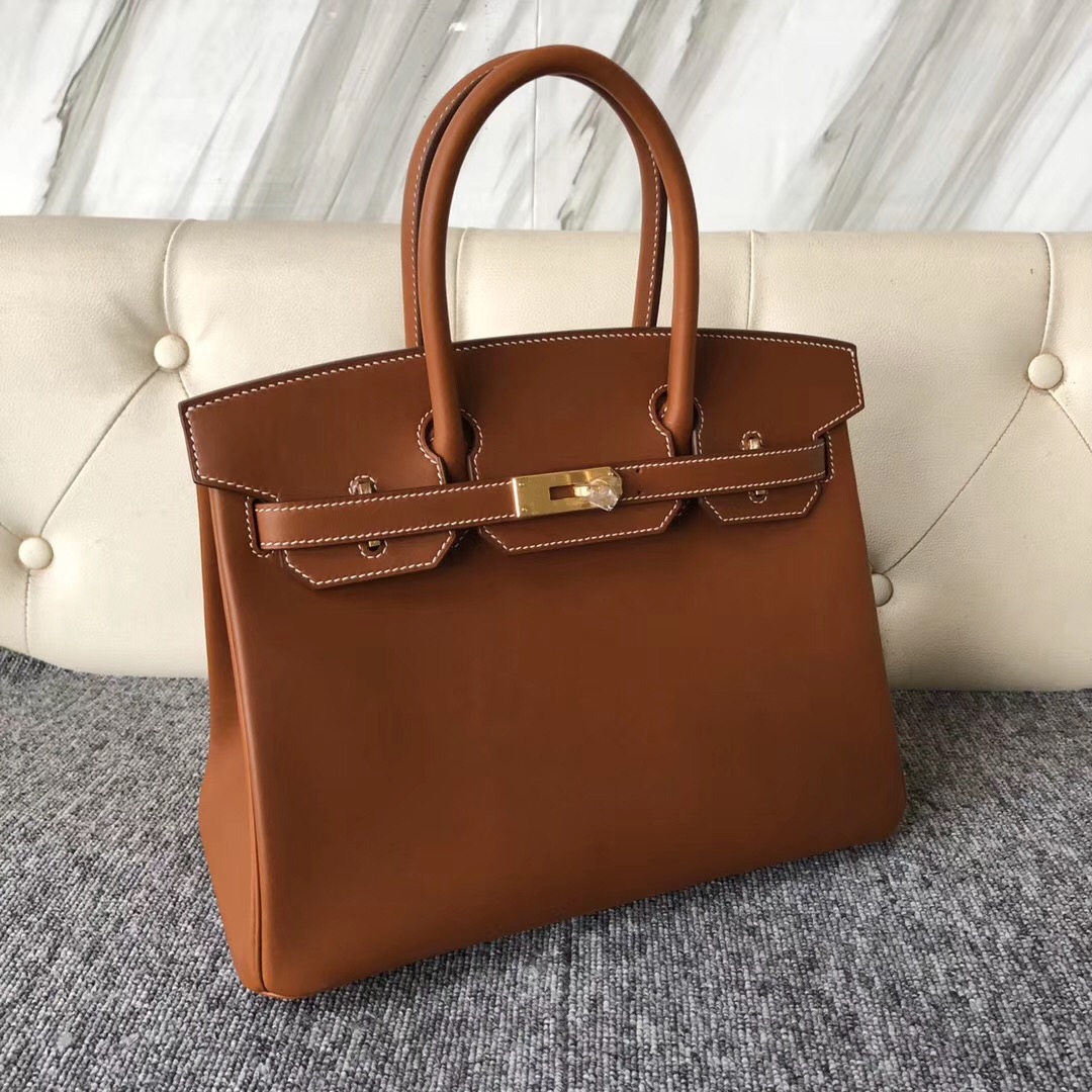 愛馬仕包包 馬鞍皮的優缺點 Hermes Birkin 30cm Barenia Natural CK37金棕色