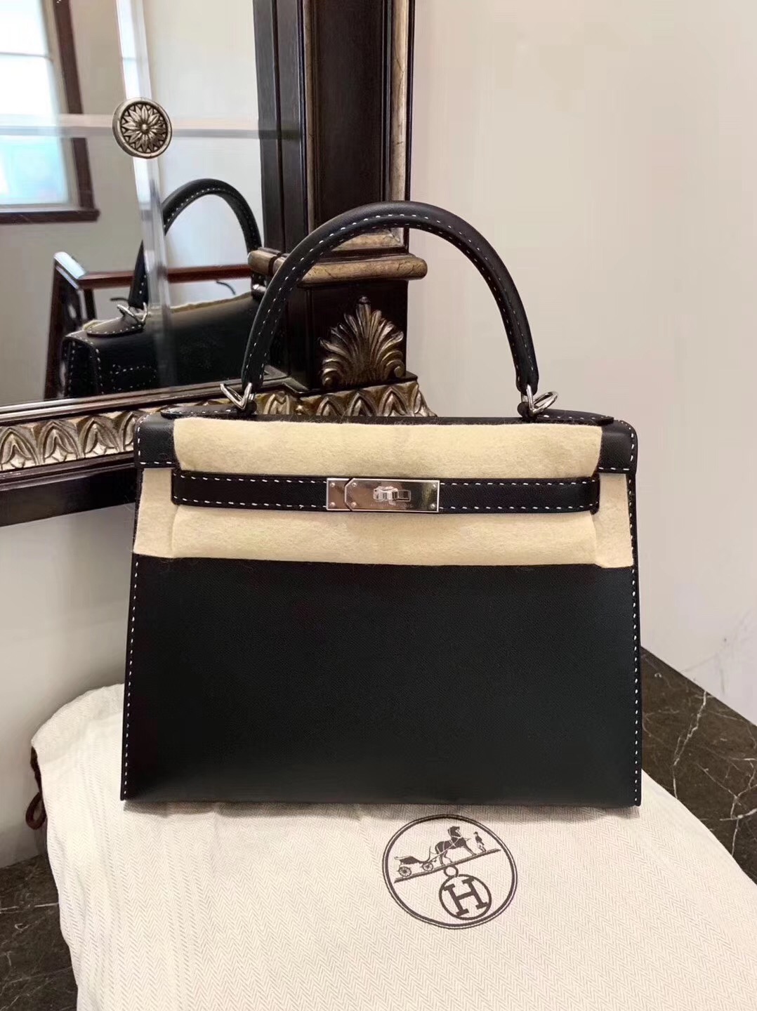 Hermes Kelly Miss u最新2019限量款 graine Monsieur Hermes Kelly 25cm