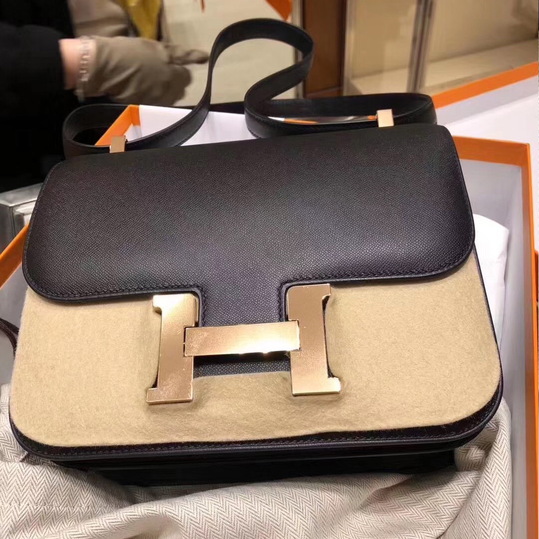 臺灣新北市 Hermes Constance 19cm 愛馬仕最新皮革 Graine Monsieur