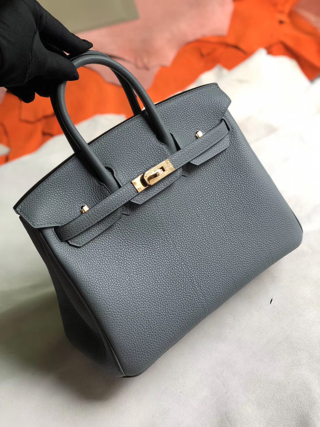 愛馬仕2019最新顏色鉑金包 Hermes Birkin 25cm CC63杏綠色 Vert Amande