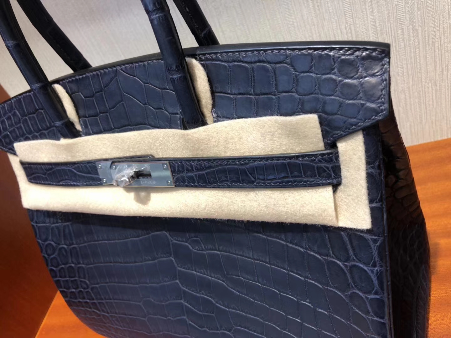 愛馬仕鉑金包什麽顏色最經典 Hermes Birkin 30CM CK76 深海藍 blue indgo 尼羅鱷