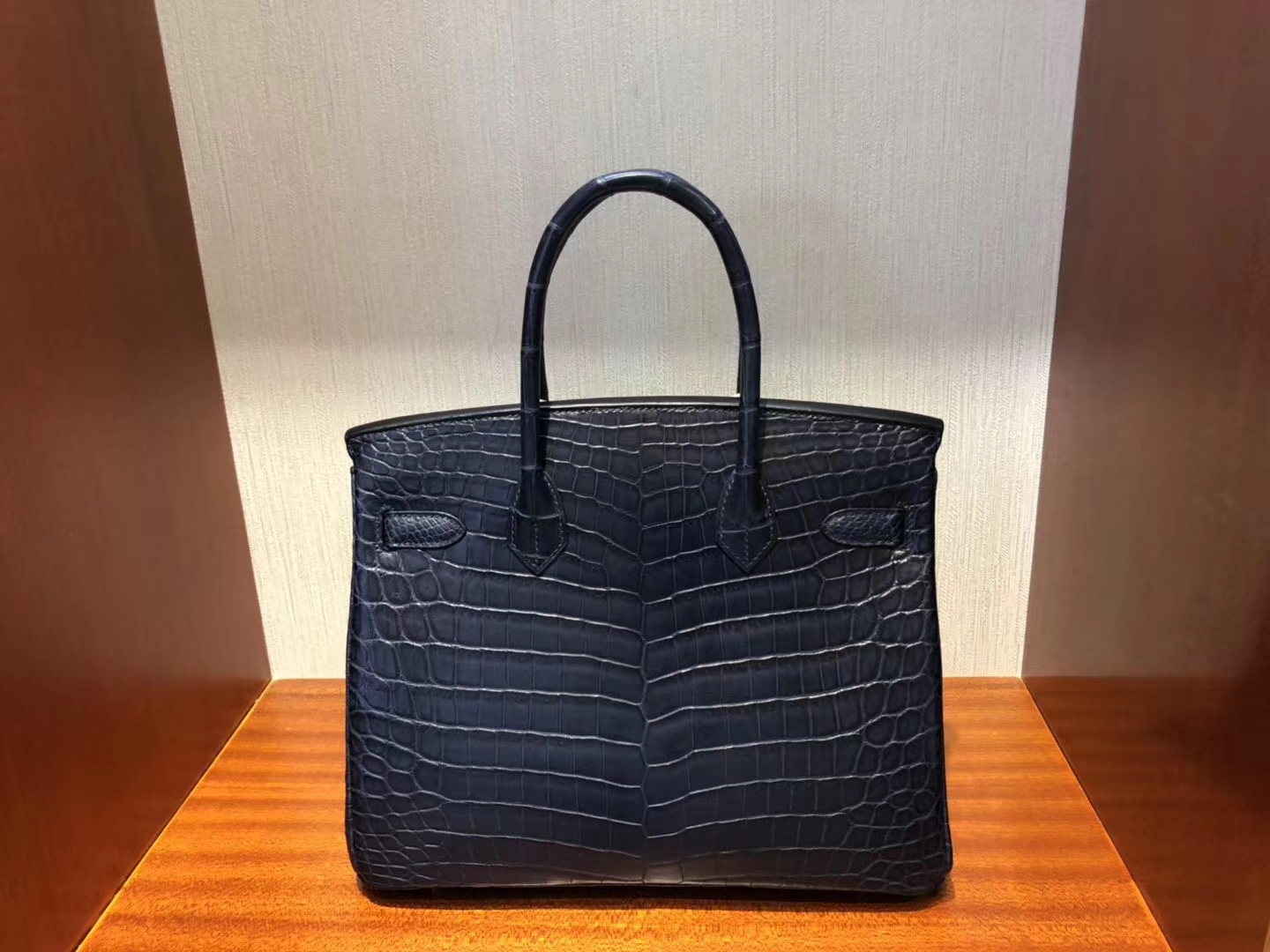 愛馬仕鉑金包什麽顏色最經典 Hermes Birkin 30CM CK76 深海藍 blue indgo 尼羅鱷