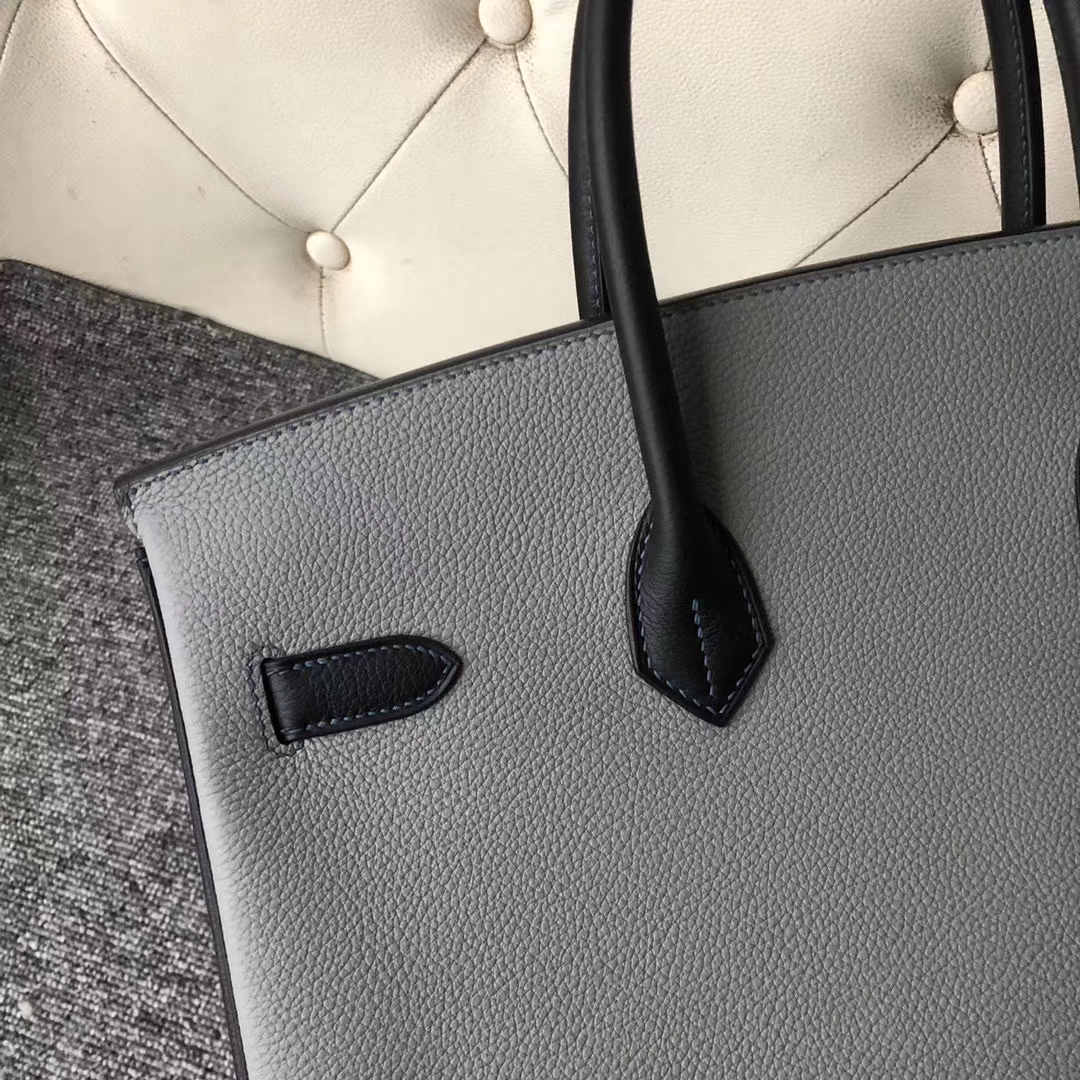 臺灣桃園市愛馬仕 三拼色鉑金包 定制價格 Hermes Birkin 35cm Togo小牛皮