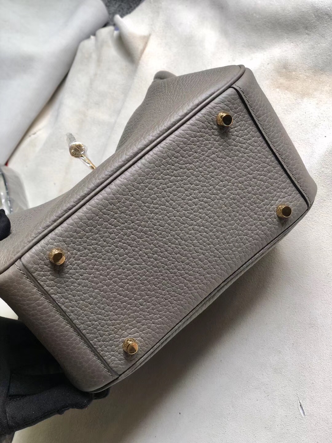 愛馬仕迷妳琳迪包多少錢尺寸 Hermes mini Lindy 8F錫器灰 Etain taurillon Clemence