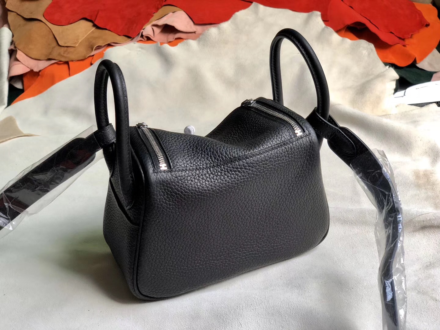 澳門四季名店 愛馬仕專賣店  愛馬仕lindy迷妳19尺寸 Hermes mini Lindy CC89黑色