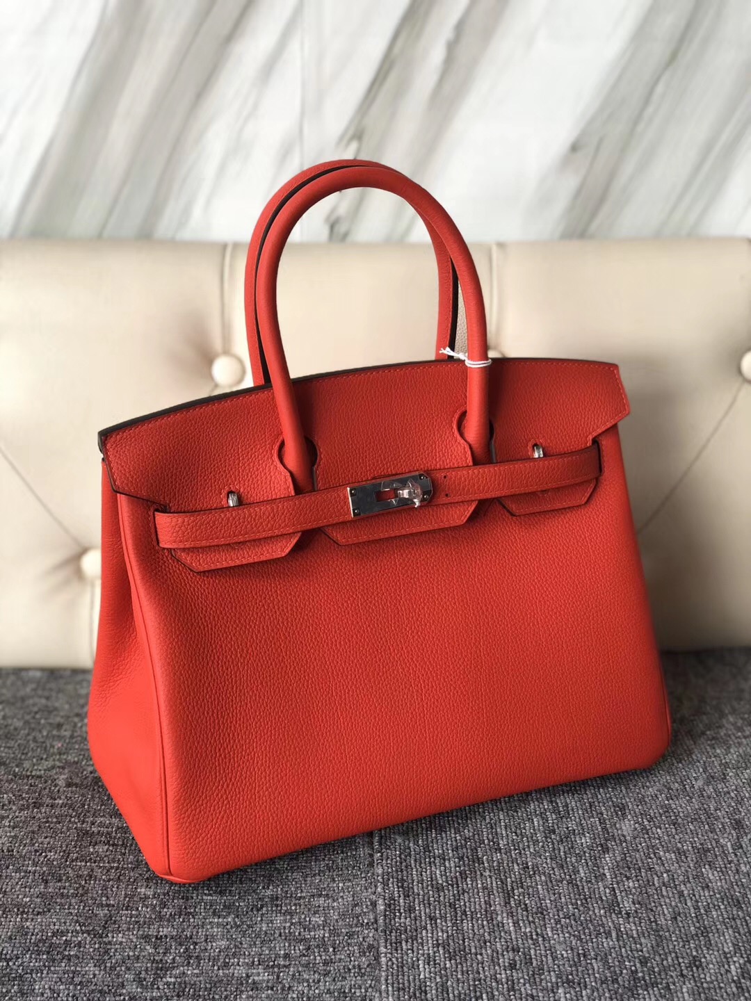 鉑金包新加坡官網 Singapore Hermes Birkin 30cm 新顏色 S3心紅色 Rose De Coeur