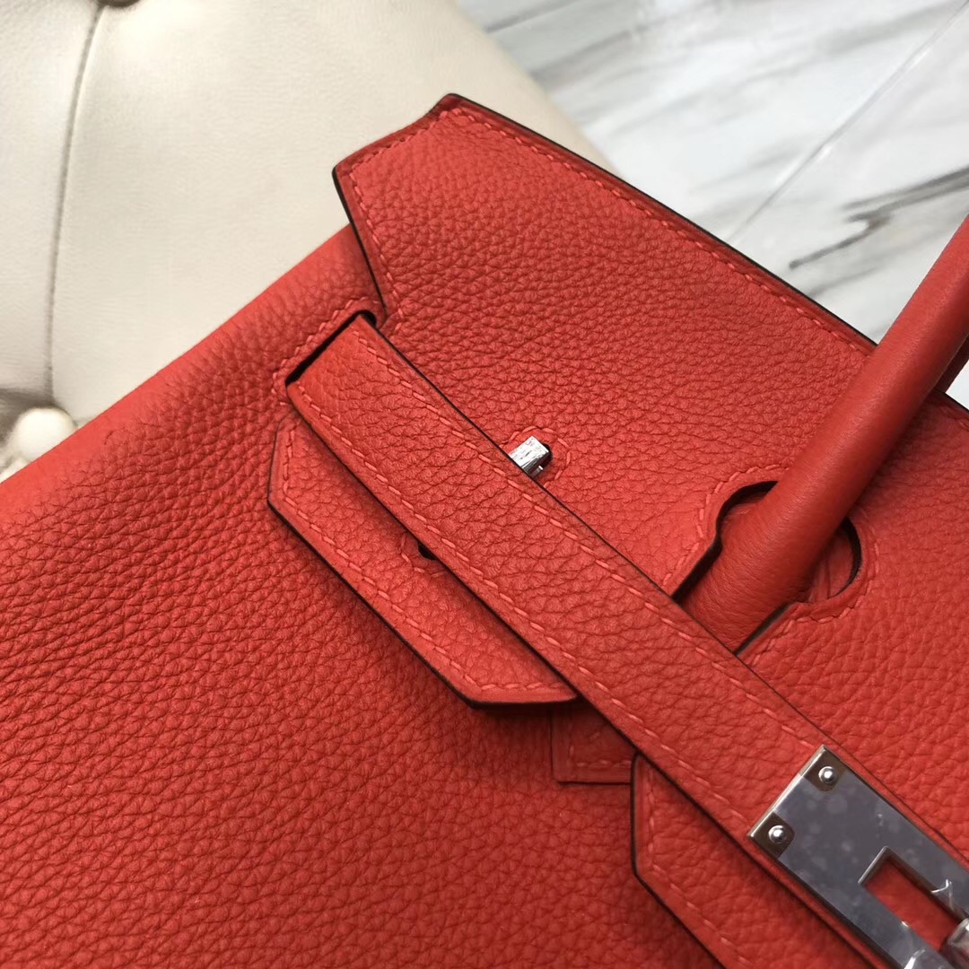 鉑金包新加坡官網 Singapore Hermes Birkin 30cm 新顏色 S3心紅色 Rose De Coeur