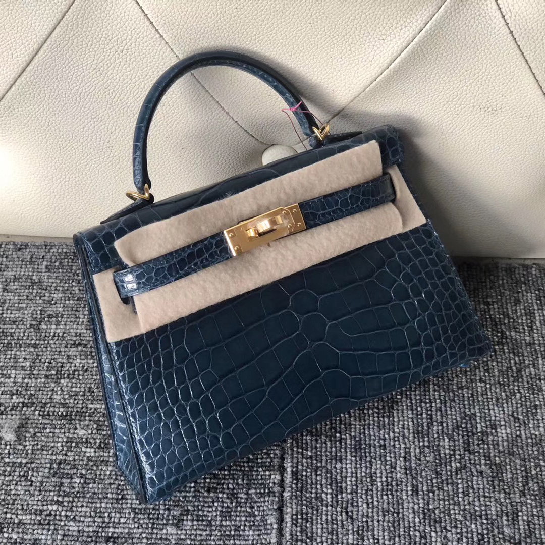 Taiwan Hermes Kelly Mini 2代 美洲鱷 1P鴨子藍Blue Colvert 6u新薄荷綠 CK67祖母綠