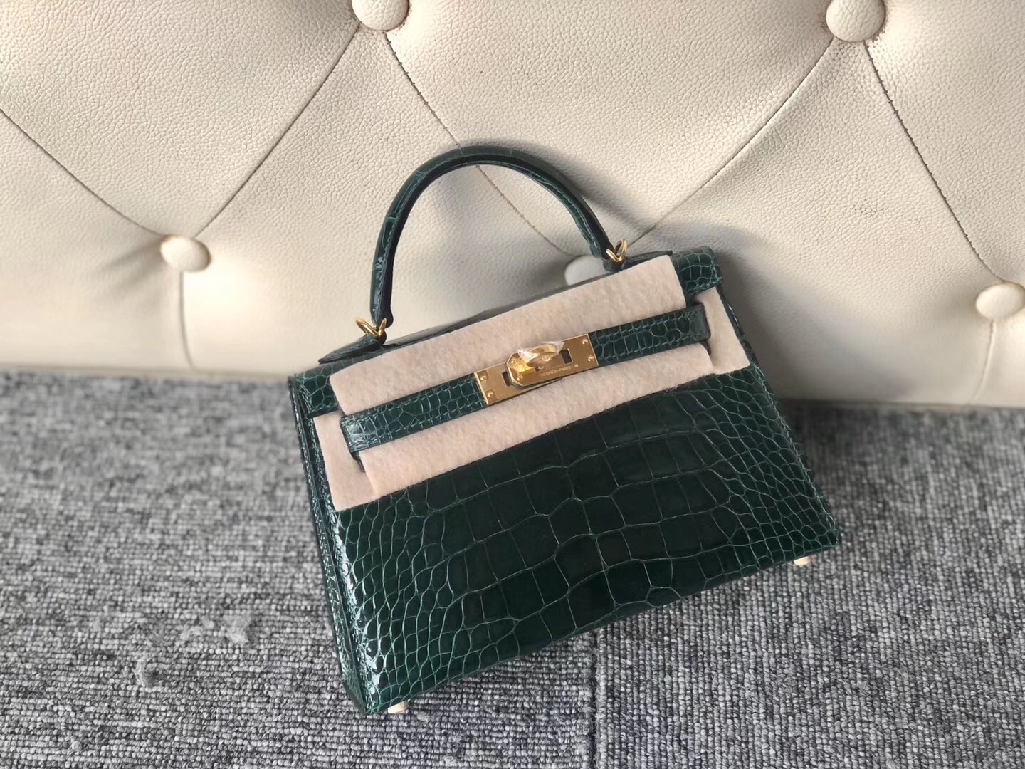 Taiwan Hermes Kelly Mini 2代 美洲鱷 1P鴨子藍Blue Colvert 6u新薄荷綠 CK67祖母綠