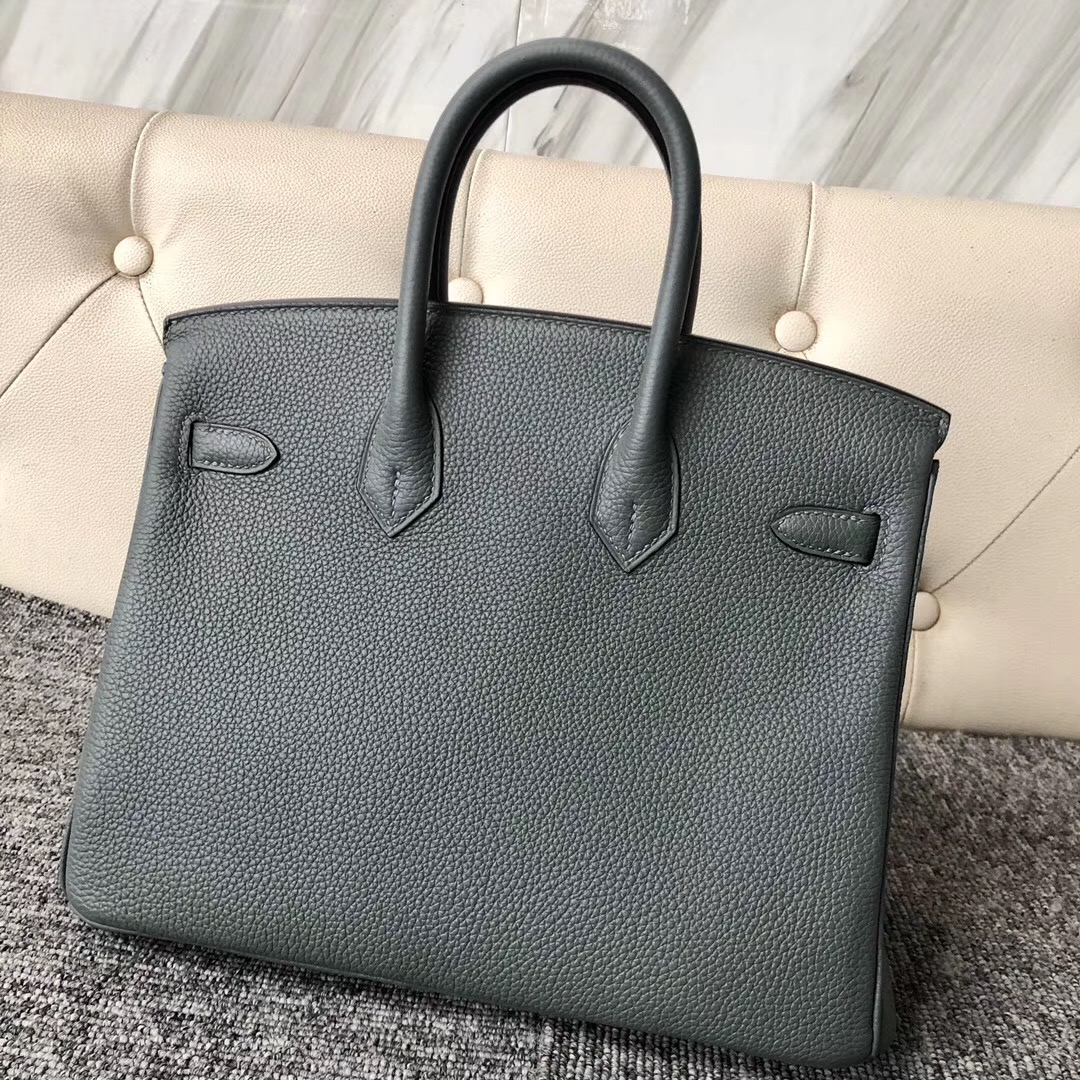 香港油尖旺區 愛馬仕杏綠色最新顏色 Hermes Birkin 25cm CC63杏綠色 VERT AMANDE