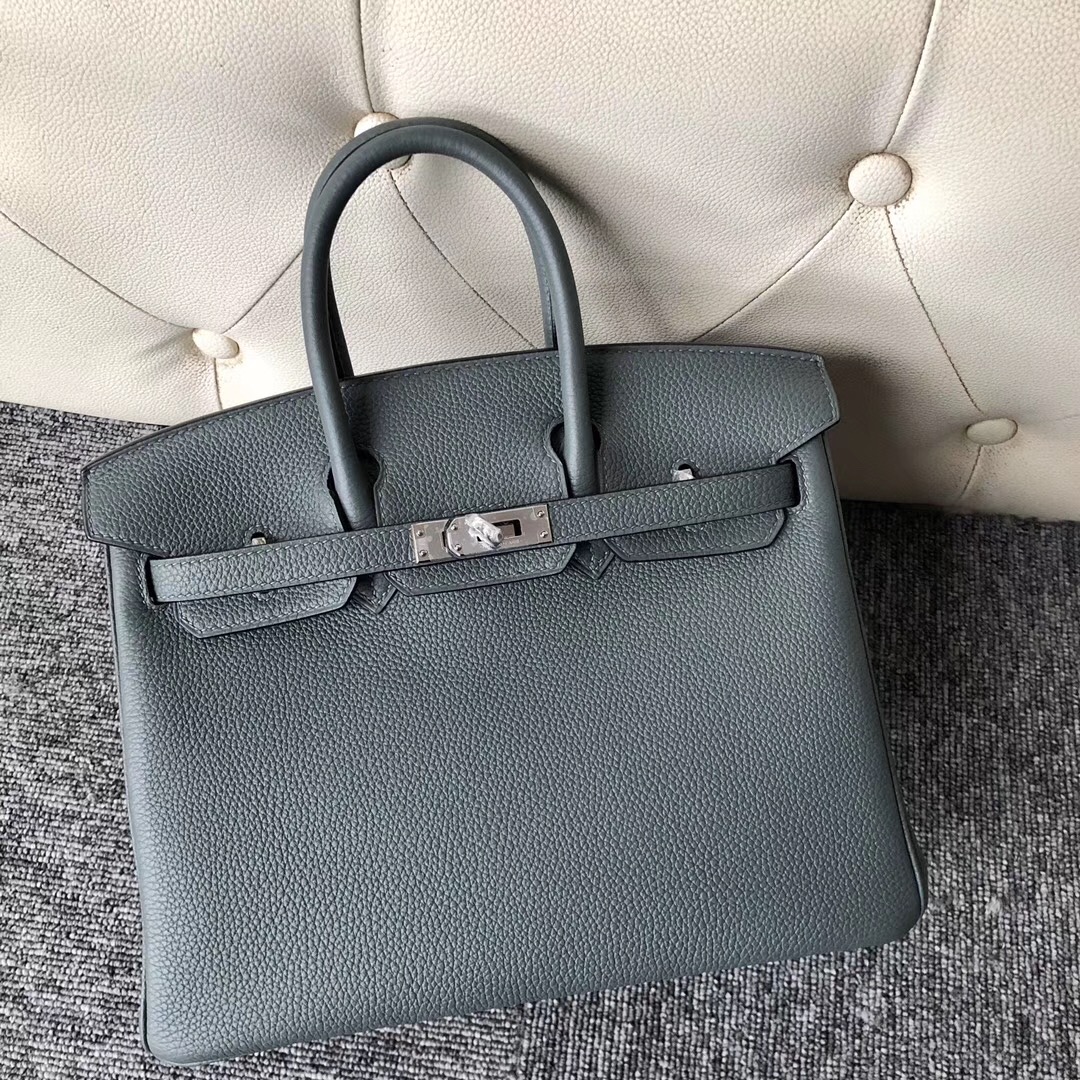 香港油尖旺區 愛馬仕杏綠色最新顏色 Hermes Birkin 25cm CC63杏綠色 VERT AMANDE