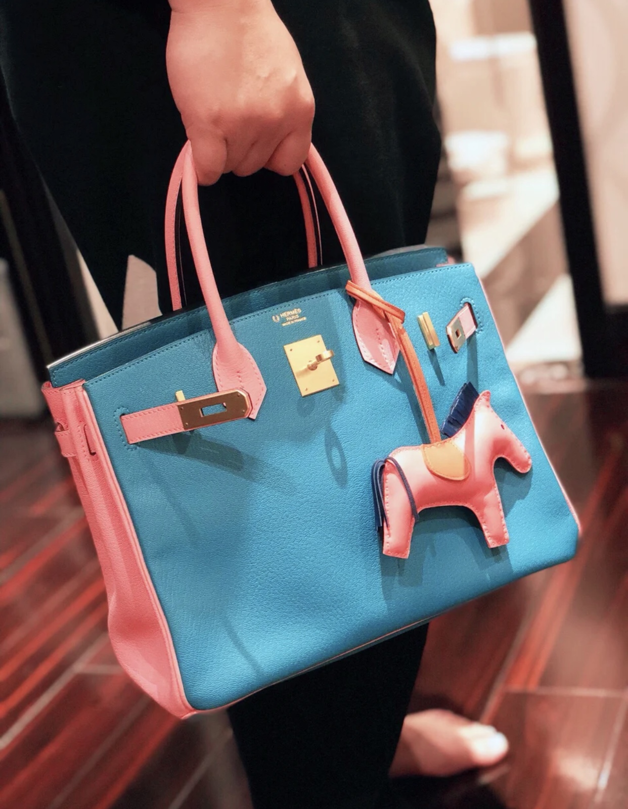 愛馬仕 拼色山羊皮鉑金包 Hermes Birkin 25cm Hss Chevre 山羊皮 全手工線縫