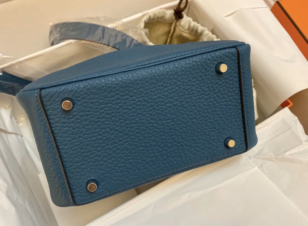 愛馬仕迷妳琳迪包價格 Hermes Lindy mini W0博斯普魯斯綠 Vert Bosphore