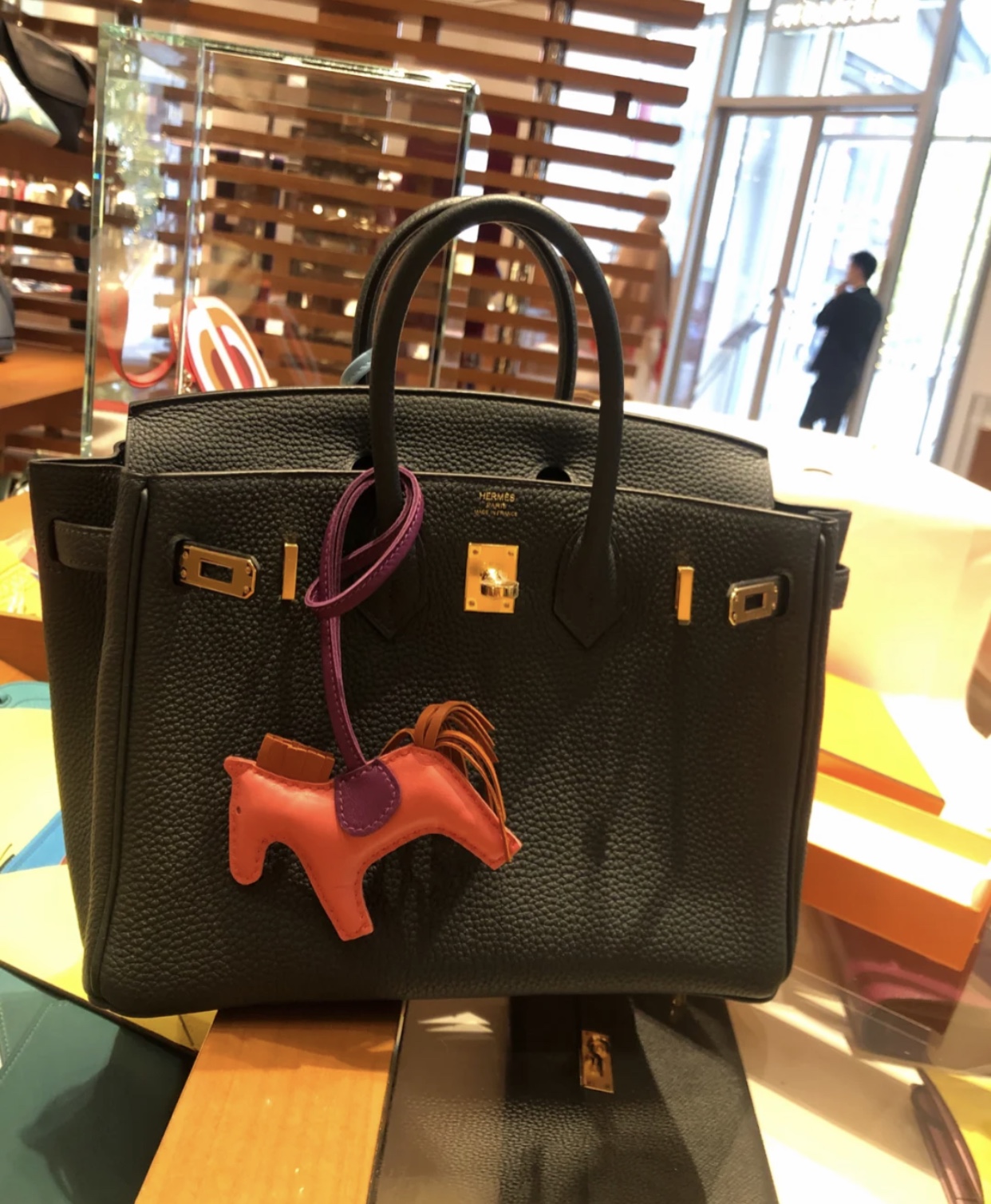 愛馬仕盧梭綠鉑金包 Hermes Birkin 25cm V0 盧梭綠 vert rousseau Togo皮