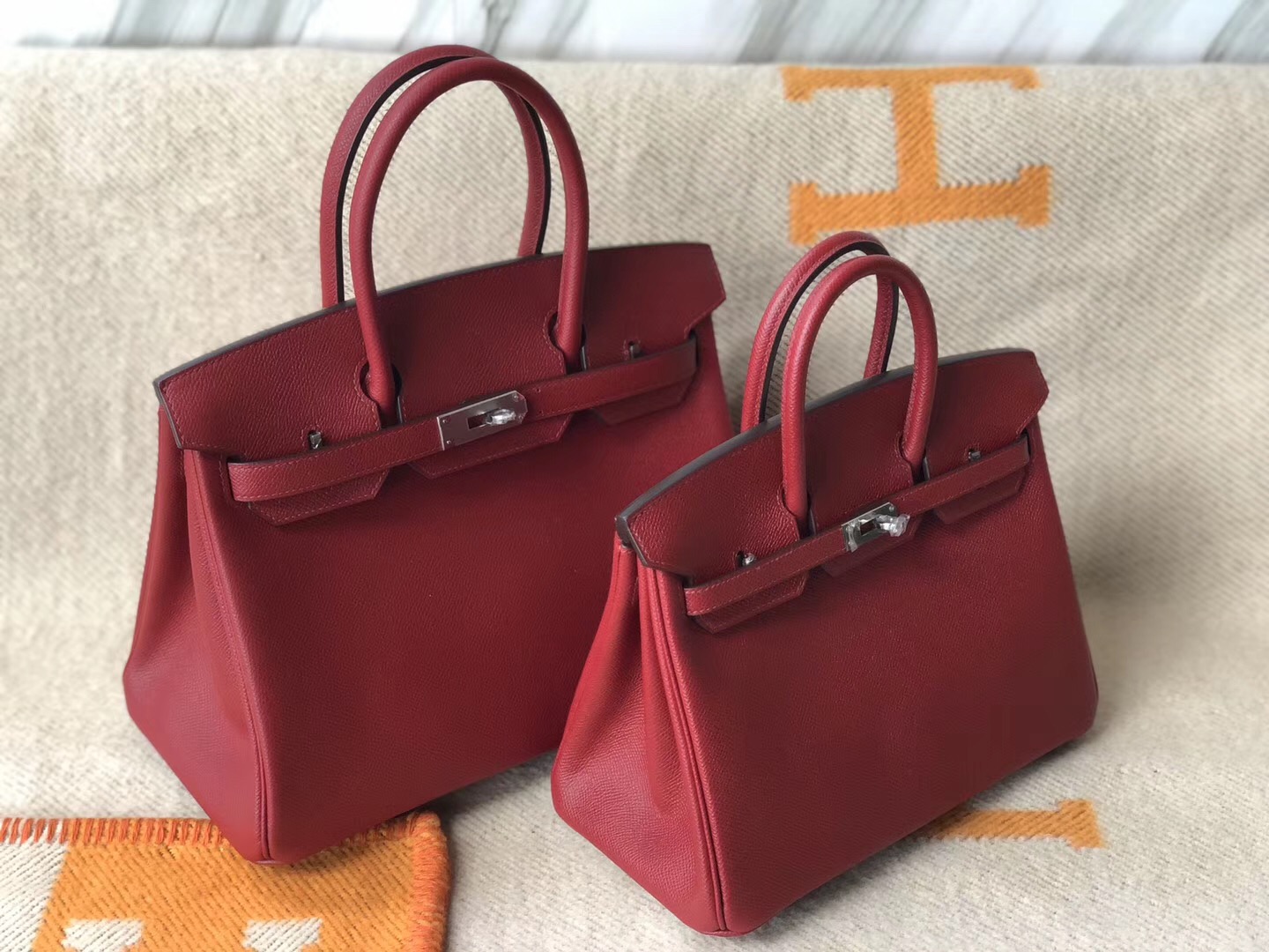 愛馬仕 Hermes K1石榴红 Rouge Grenat Birkin25 30cm Kelly25 28cm