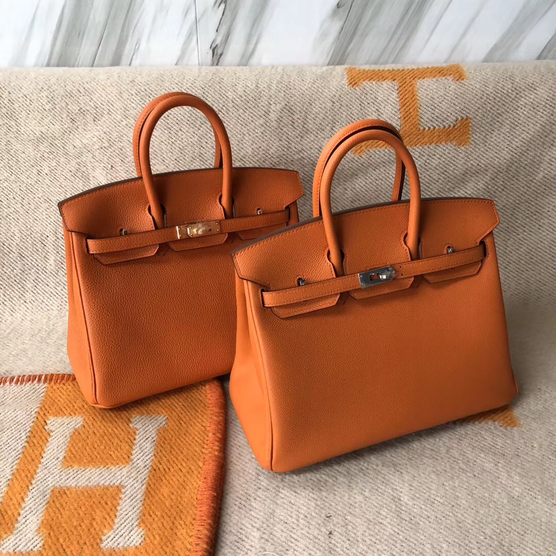 Hermes Birkin 25cm 愛馬仕 Hermes Kelly 25cm 28cm CK93橙色 Orange