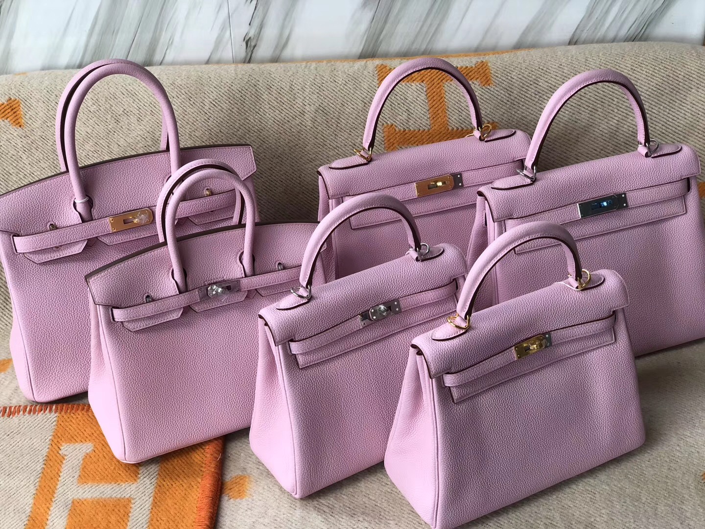 四季酒店 Macao Hermes Kelly25 28cm Togo X9錦葵紫 mauve sylvestre