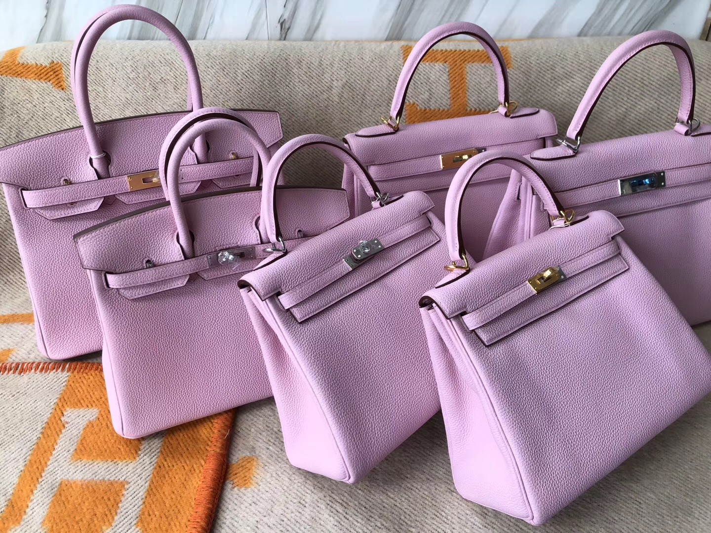 四季酒店 Macao Hermes Kelly25 28cm Togo X9錦葵紫 mauve sylvestre