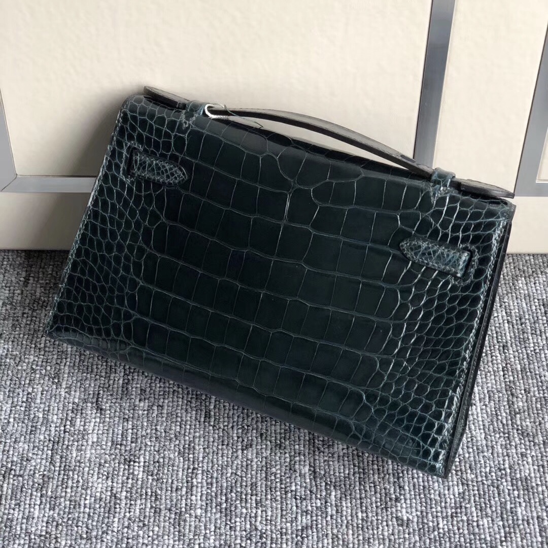 澳門聖安多尼堂區 Hermes Mini Kelly Pochette 1P鴨子藍 Blue Colvert