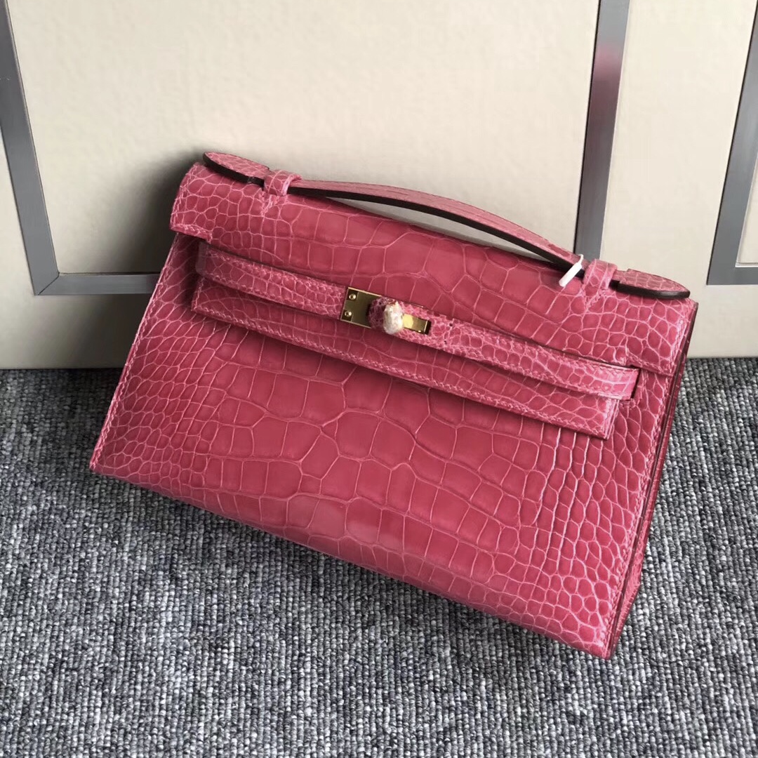 澳門聖安多尼堂區 Hermes Mini Kelly Pochette 1P鴨子藍 Blue Colvert