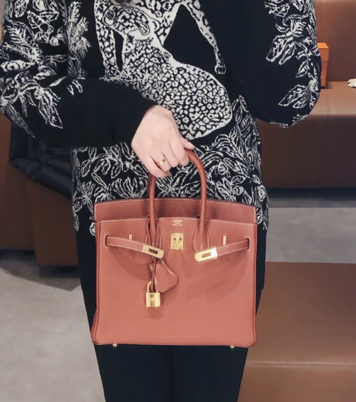 愛馬仕 2020最新色 Hermes Birkin 25cm 4E 楓葉棕 Sienna togo 小牛皮